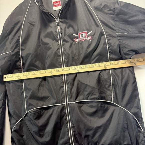Rawlings Men's Windbreaker Jacket Size M Rowing Club Newport Rhode Island - Picture 4 of 11